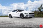 Ford Mustang GT on Vossen Wheels (VFS6) 2017 года